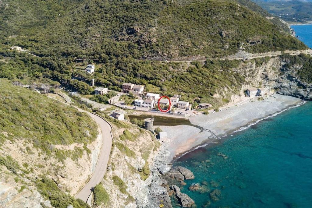 Cap Corse - Grande Maison Au Bord De Mer - Pmr Grillasca Bagian luar foto