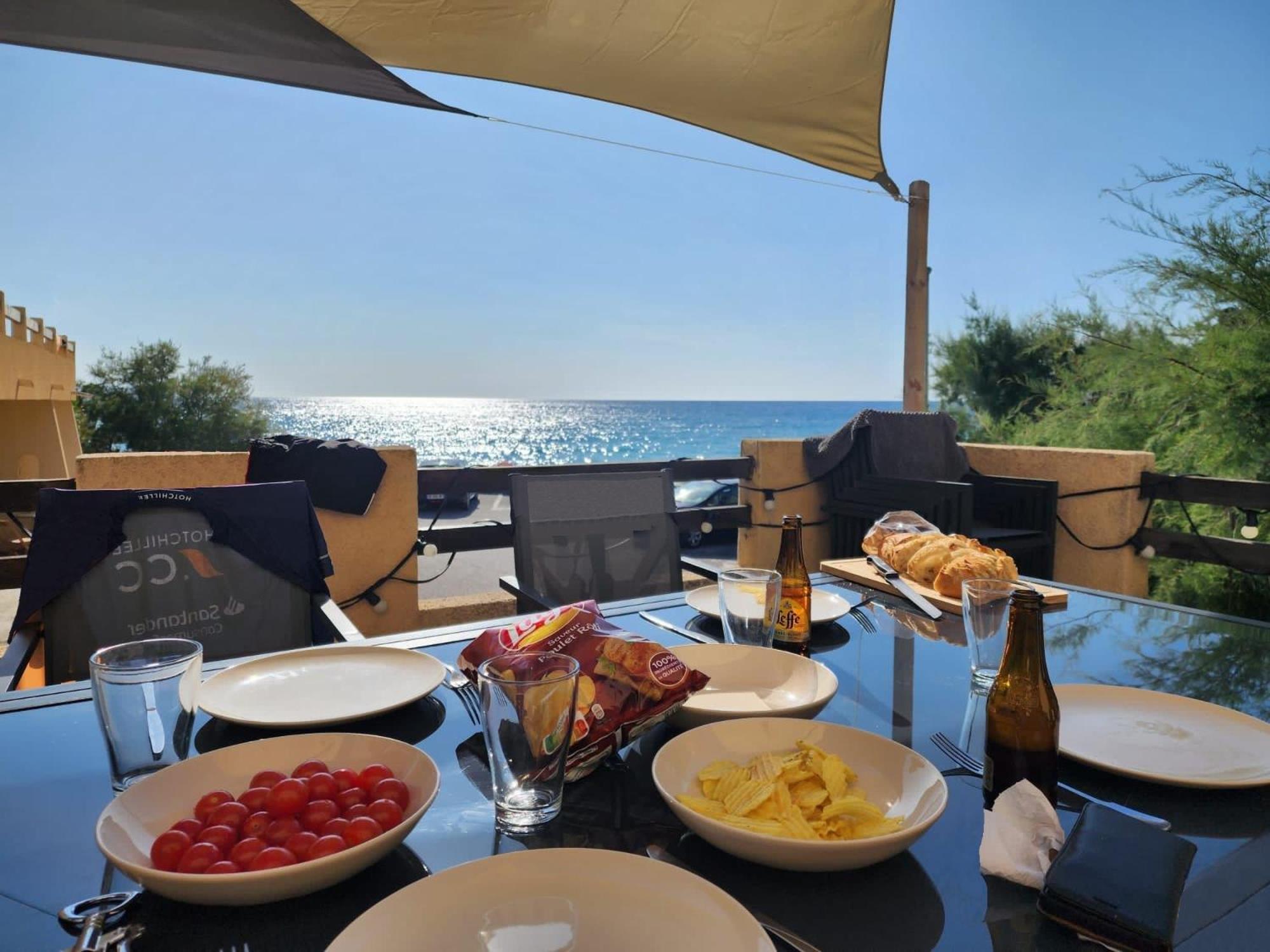 Cap Corse - Grande Maison Au Bord De Mer - Pmr Grillasca Bagian luar foto
